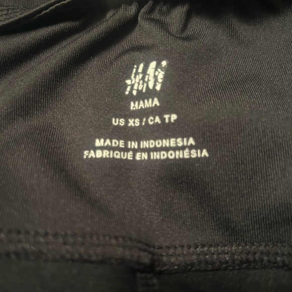 H& M maternity leggings. Black XS - Picture 3 of 3